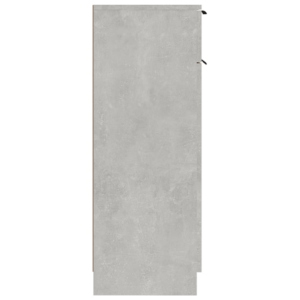 Baderomsskap betonggrå 32x34x90 cm konstruert tre