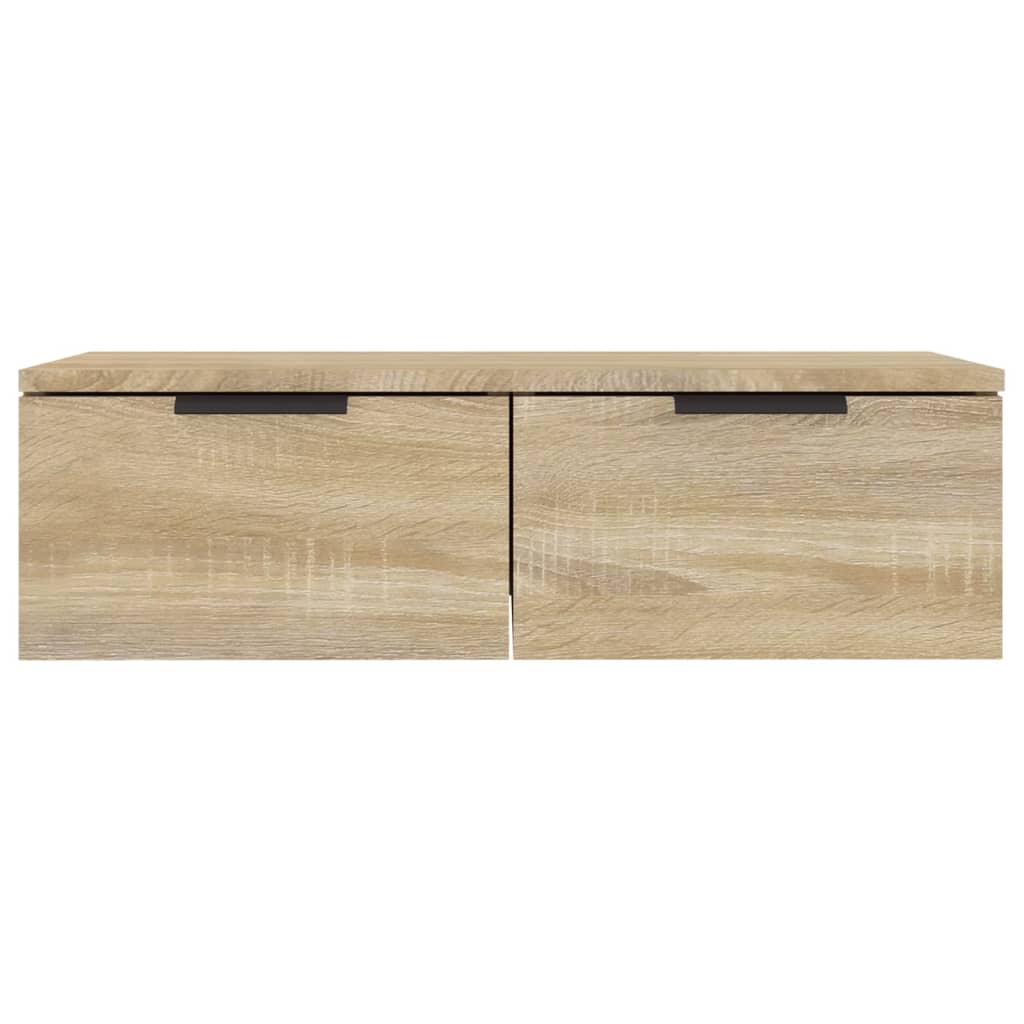 Veggskap sonoma eik 68x30x20 cm konstruert tre