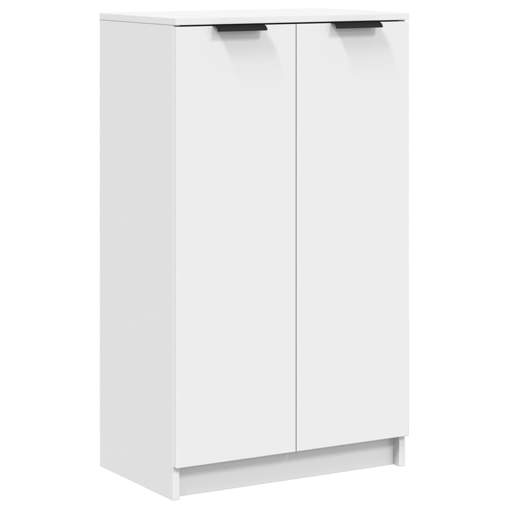 Skoskap hvit 59x35x100,5 cm konstruert tre