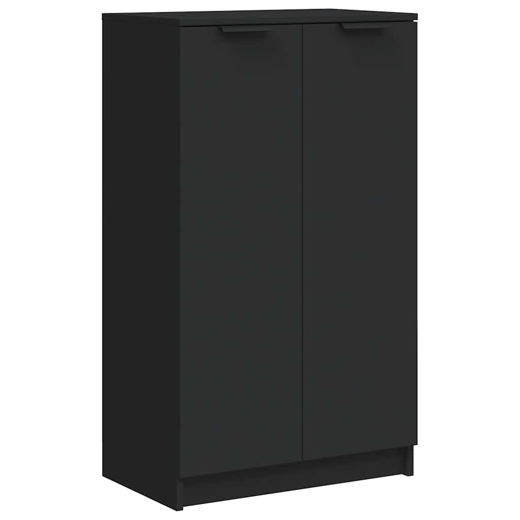 Skoskap svart 59x35x100 cm konstruert tre