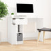 Skrivebord hvit 100x50x75 cm konstruert tre vidaXL