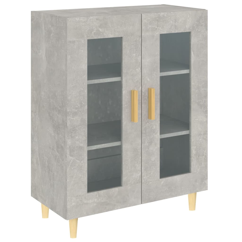 Skjenk betonggrå 69,5x34x90 cm konstruert tre
