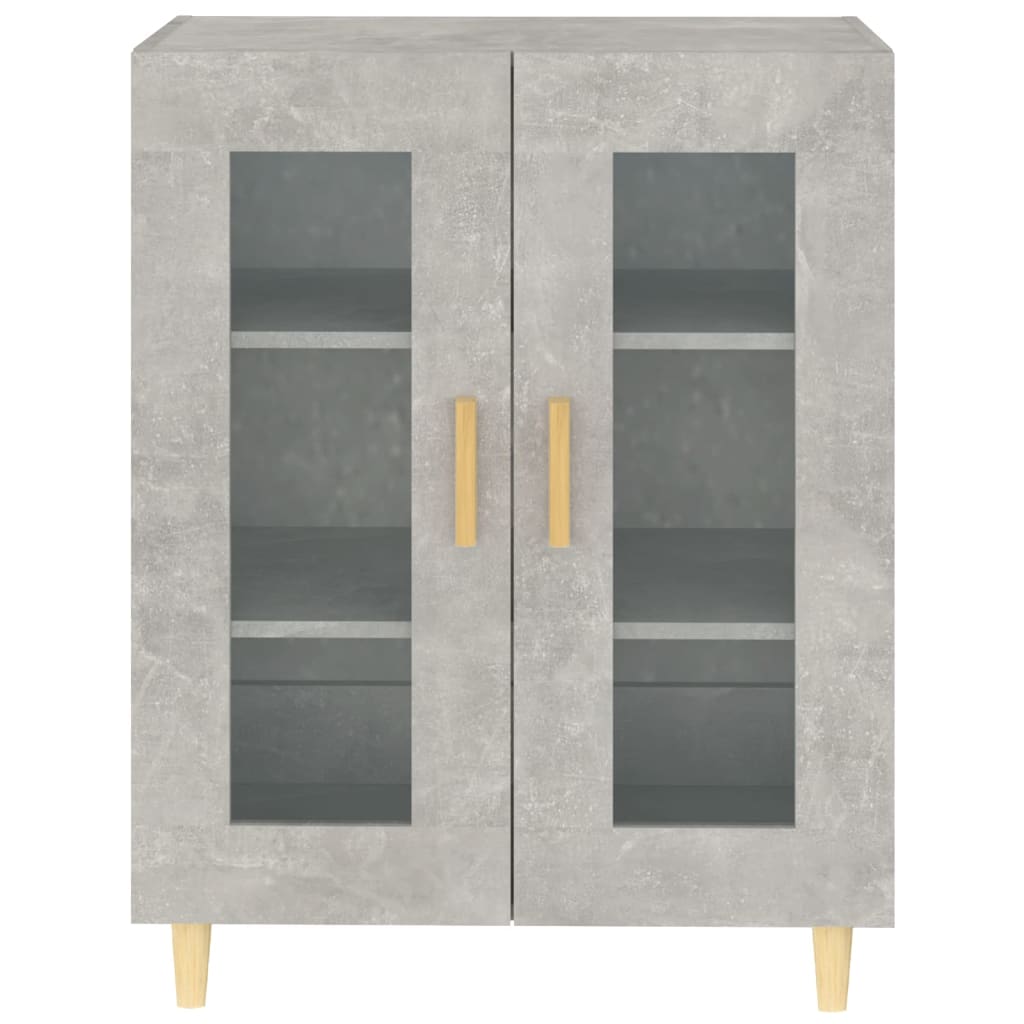 Skjenk betonggrå 69,5x34x90 cm konstruert tre