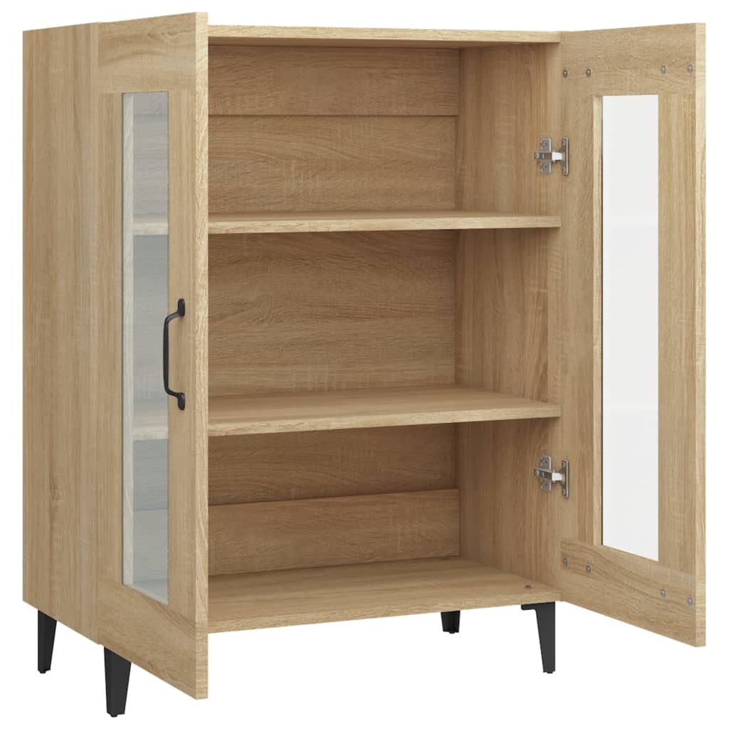 Skjenk sonoma eik 69,5x34x90 cm konstruert tre