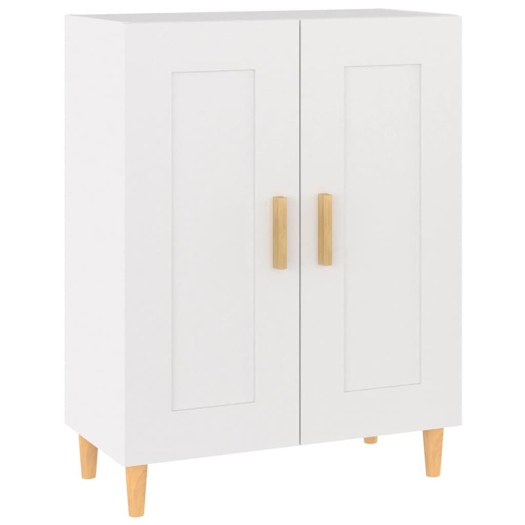 Skjenk hvit 69,5x34x90 cm konstruert tre vidaXL