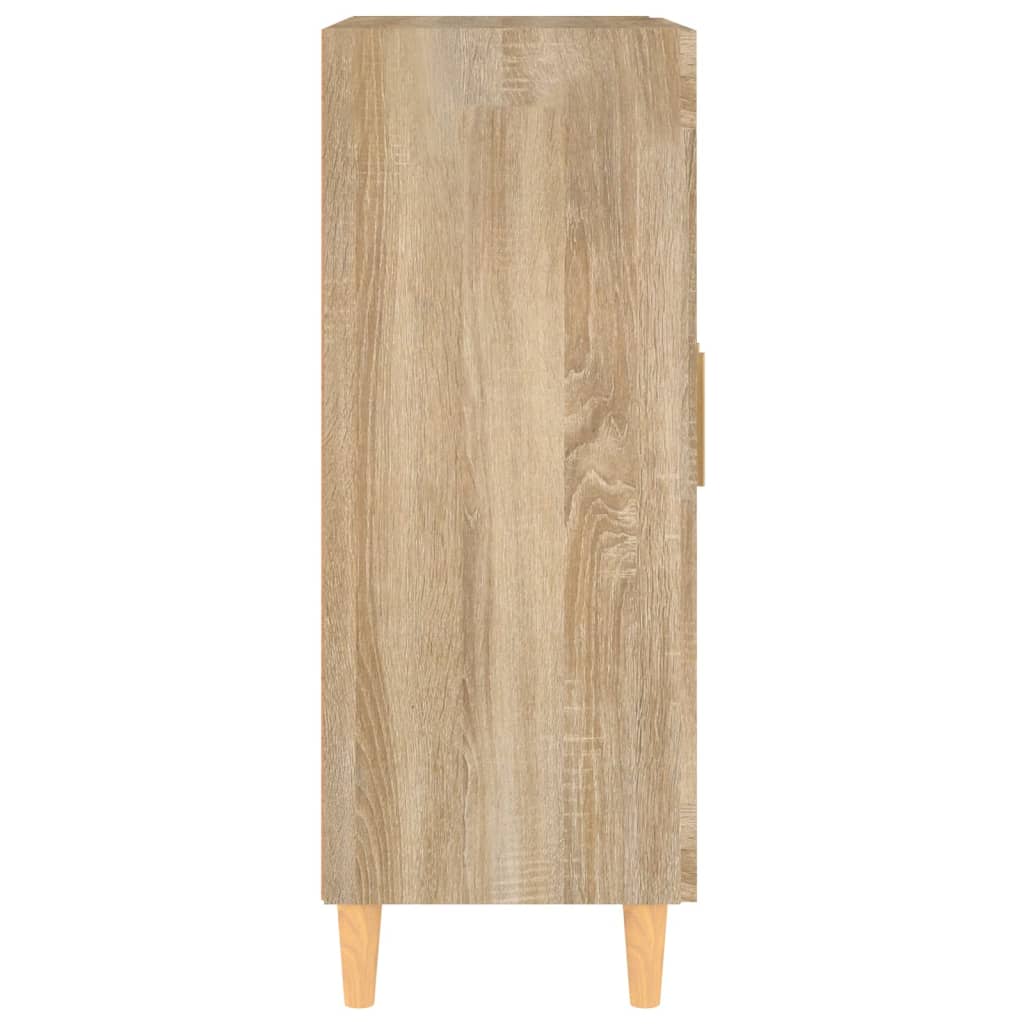 Skjenk sonoma eik 69,5x34x90 cm konstruert tre vidaXL