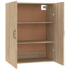 Veggskap sonoma eik 69,5x34x90 cm konstruert tre