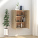 Veggskap sonoma eik 69,5x34x90 cm konstruert tre