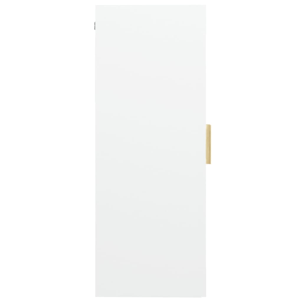 Hengende veggskap hvit 69,5x34x90 cm