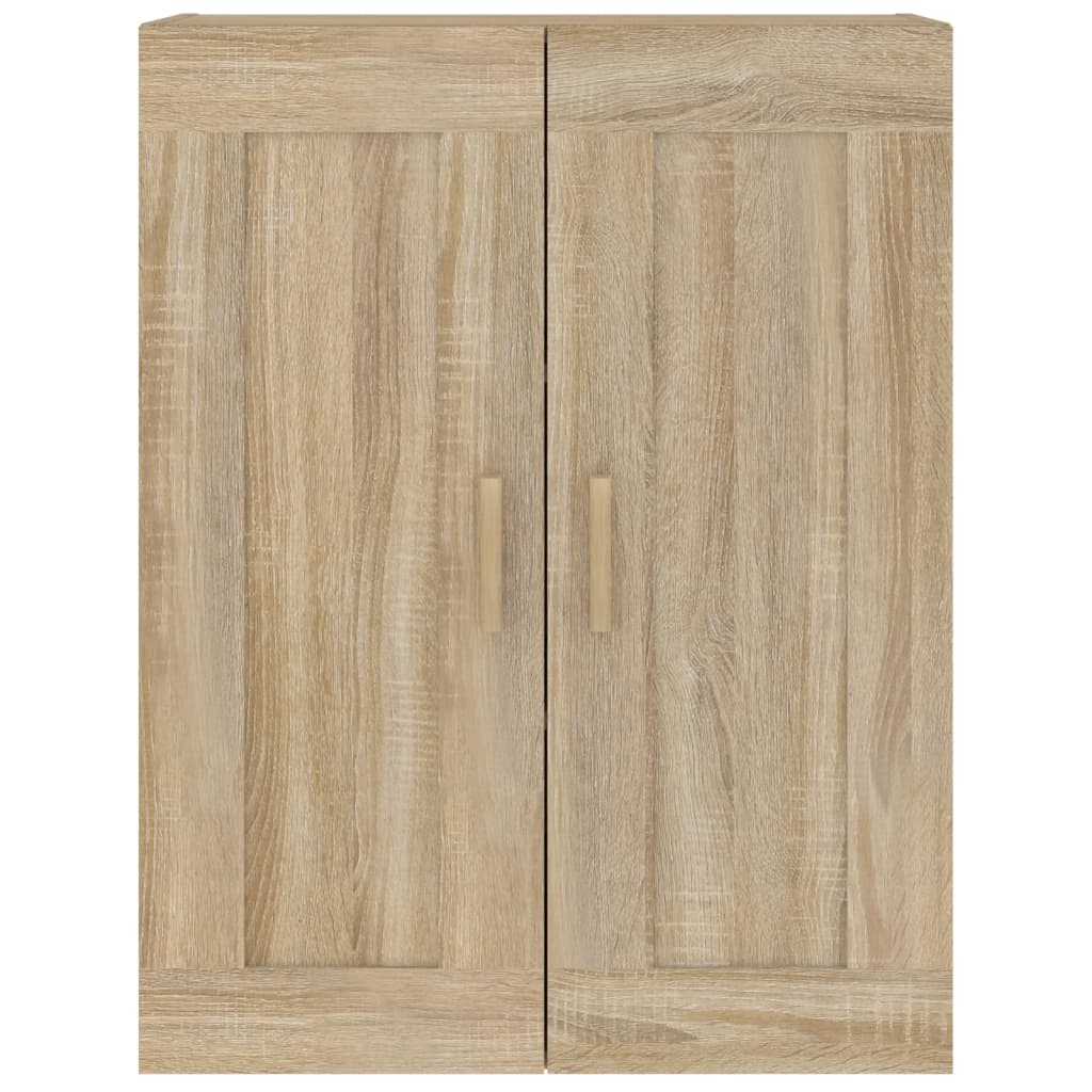 Veggskap sonoma eik 69,5x32,5x90 cm konstruert tre