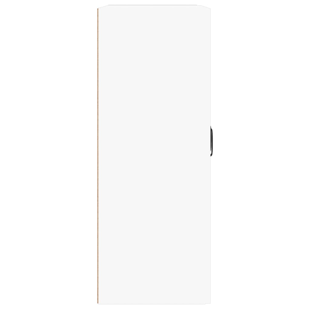 Hengende veggskap hvit 69,5x32,5x90 cm