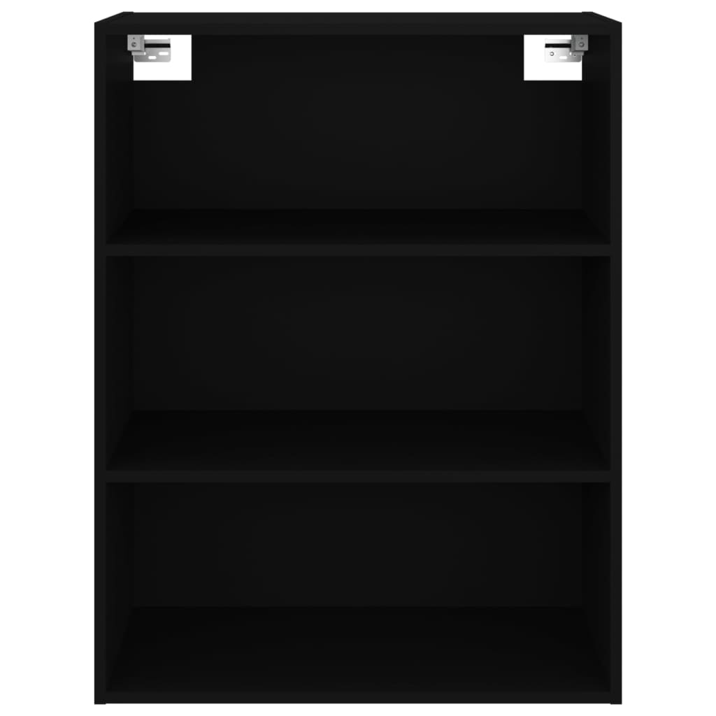 Hengende veggskap svart 69,5x32,5x90 cm