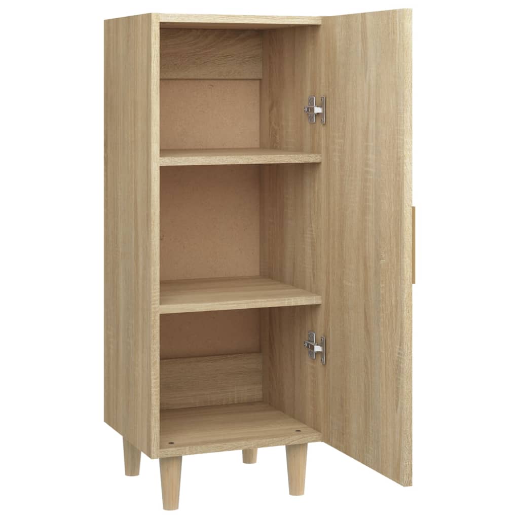 Skjenk sonoma eik 34,5x34x90 cm konstruert tre