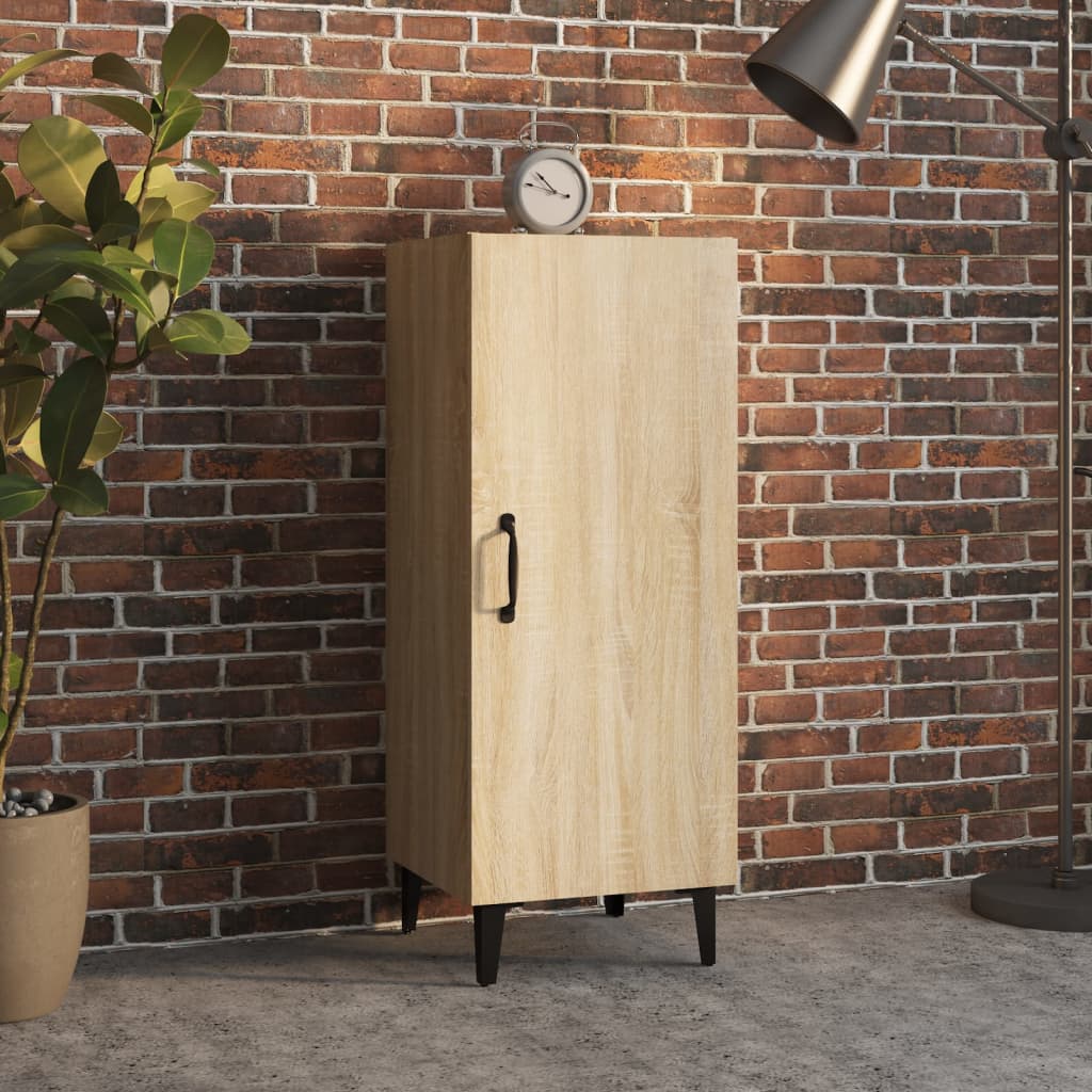 Skjenk sonoma eik 34,5x34x90 cm konstruert tre