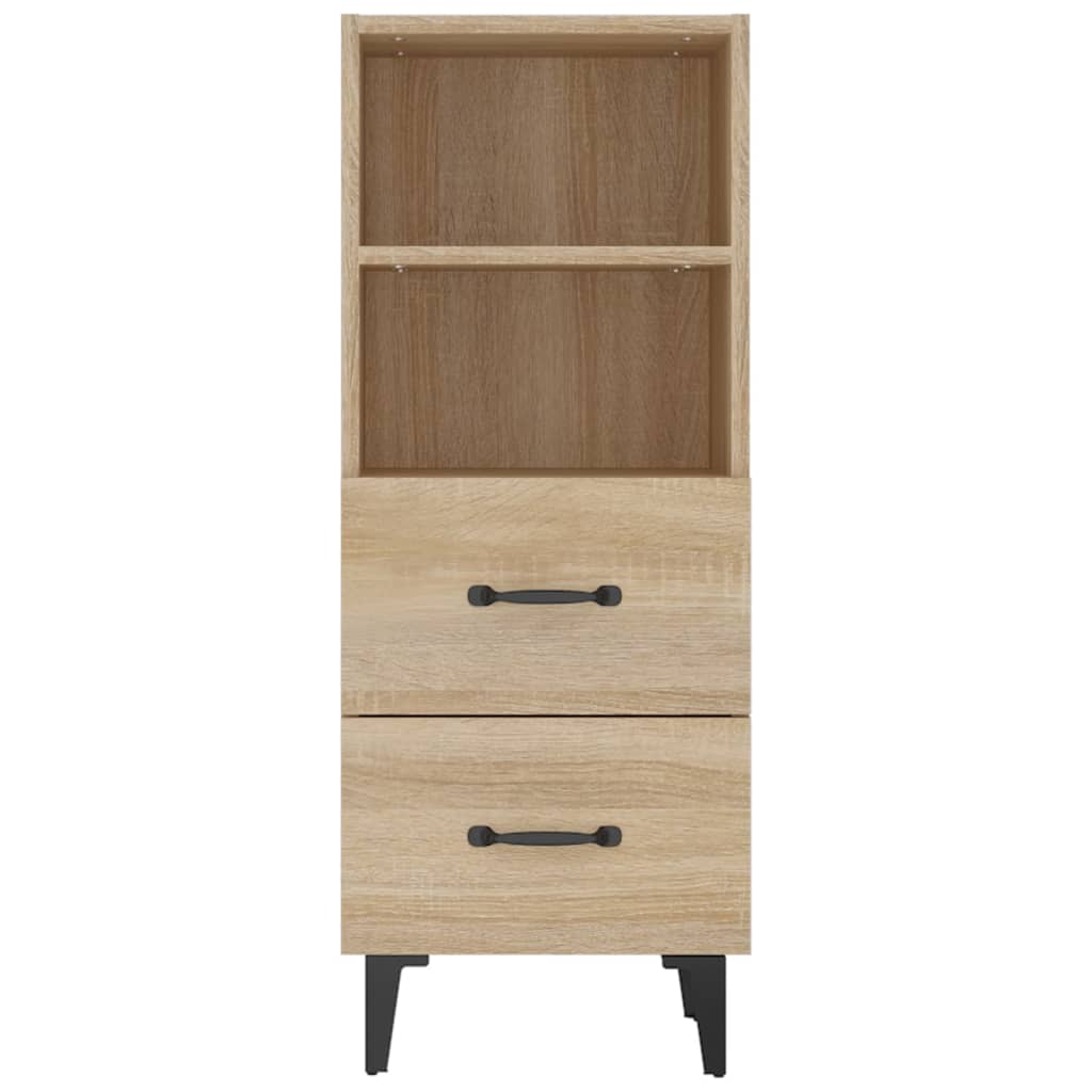 Skjenk sonoma eik 34,5x34x90 cm konstruert tre
