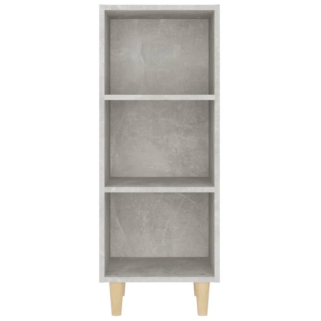Skjenk betonggrå 34,5x32,5x90 cm konstruert tre