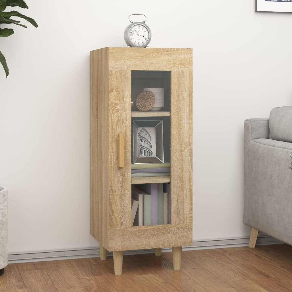 Skjenk sonoma eik 34,5x34x90 cm konstruert tre