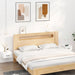 Veggmonterte nattbord 2 stk hvit 35x35x20 cm