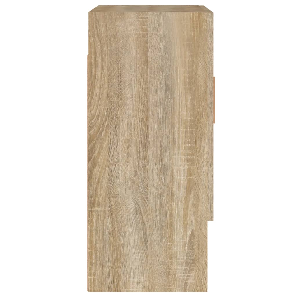 Veggskap sonoma eik 60x31x70 cm konstruert tre