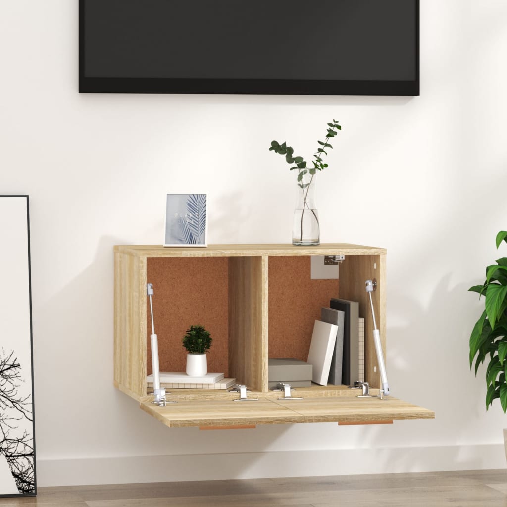 Veggskap sonoma eik 60x36,5x35 cm konstruert tre