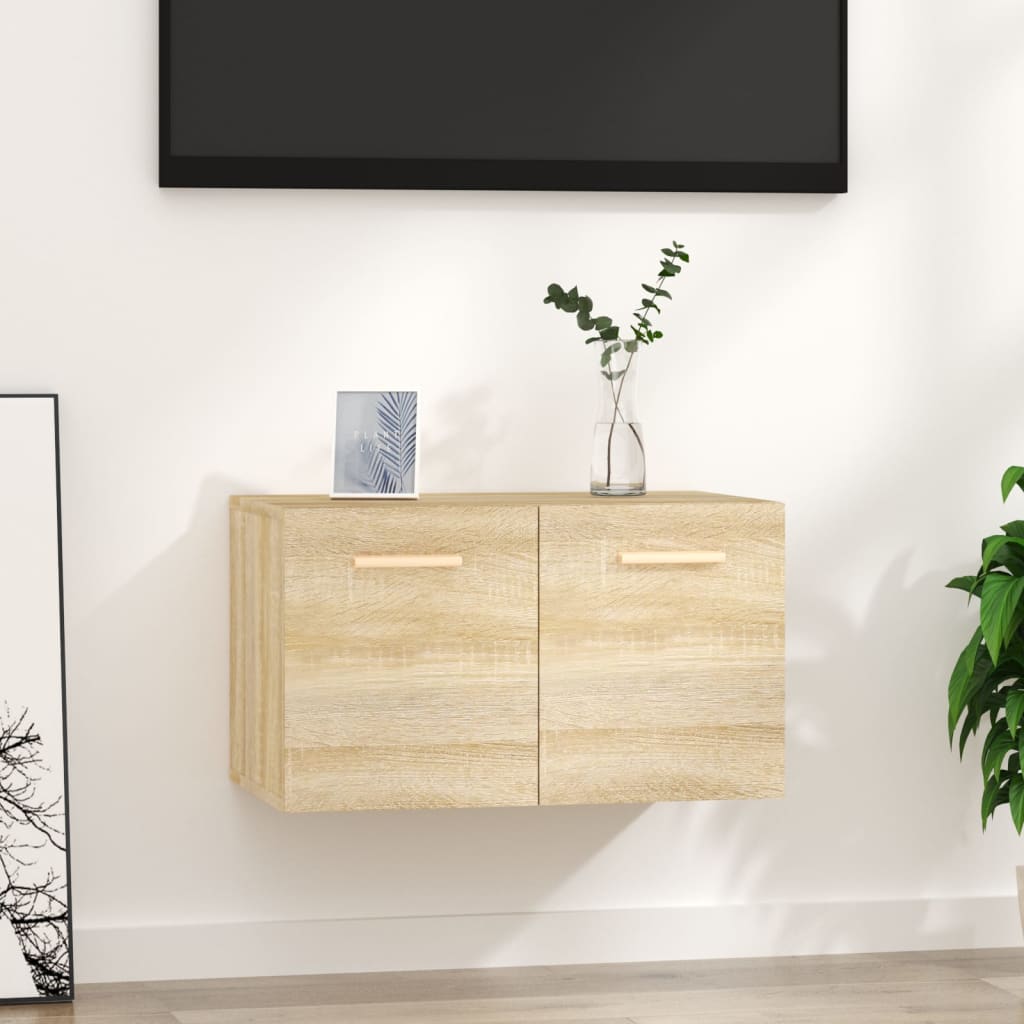 Veggskap sonoma eik 60x36,5x35 cm konstruert tre