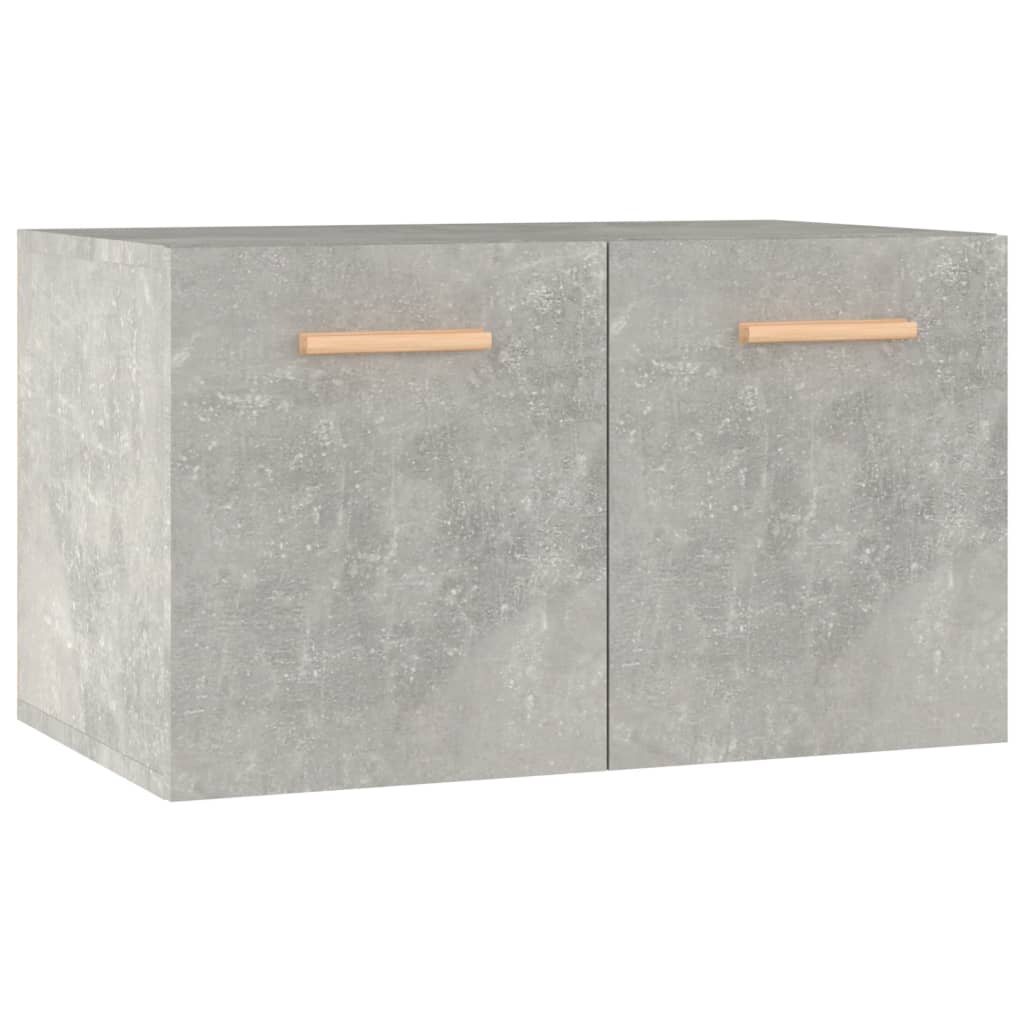 Veggskap betonggrå 60x36,5x35 cm konstruert tre
