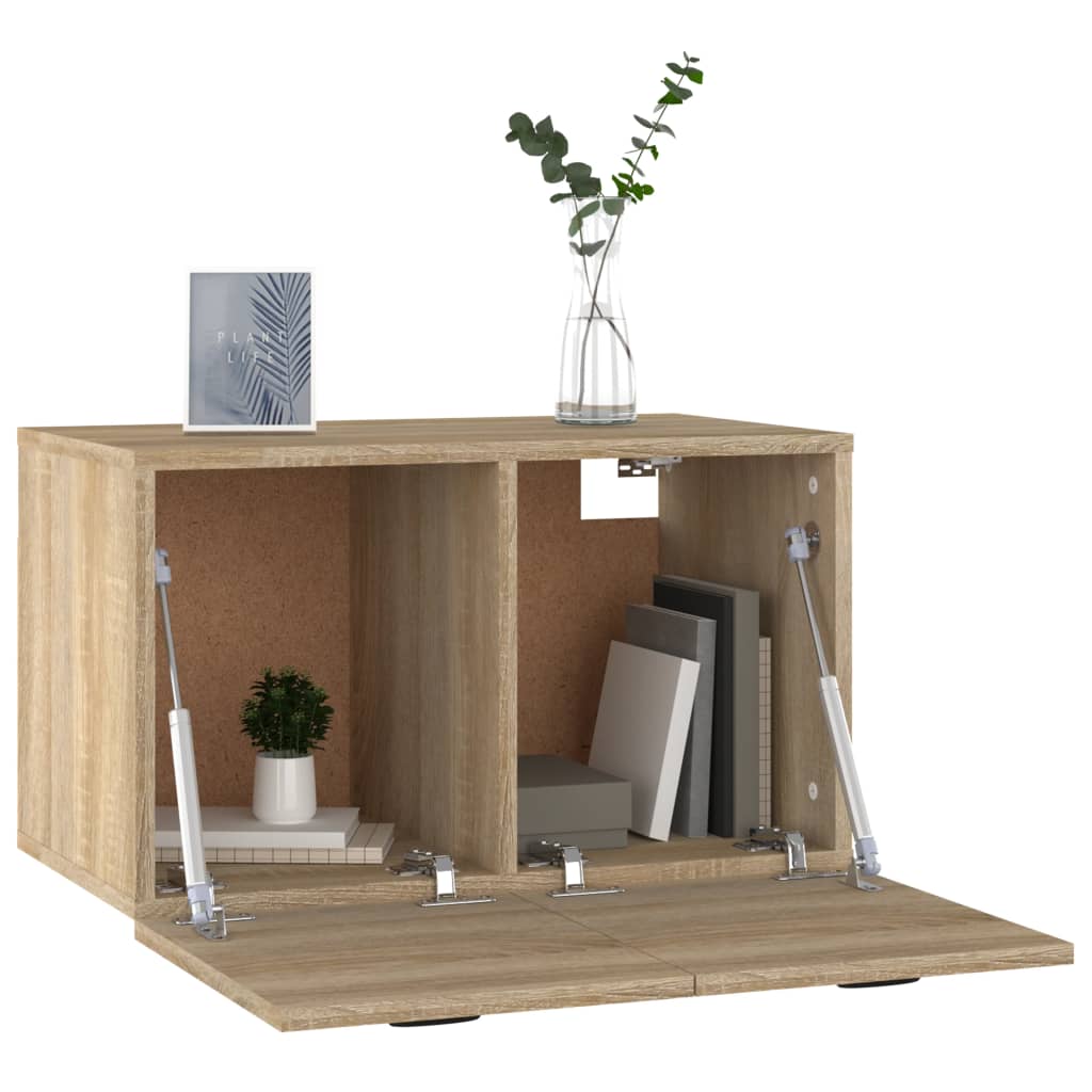 Veggskap sonoma eik 60x36,5x35 cm konstruert tre