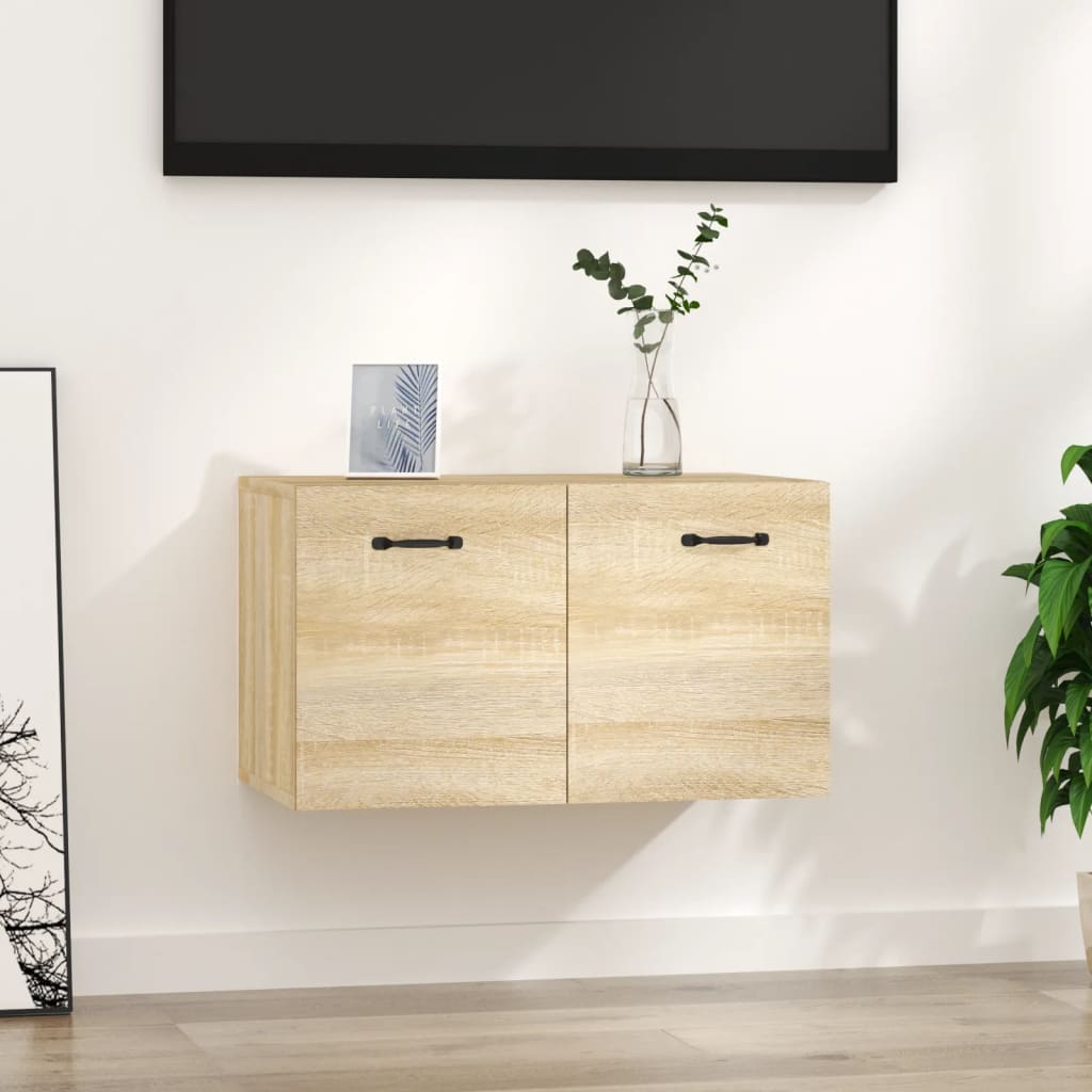 Veggskap sonoma eik 60x36,5x35 cm konstruert tre