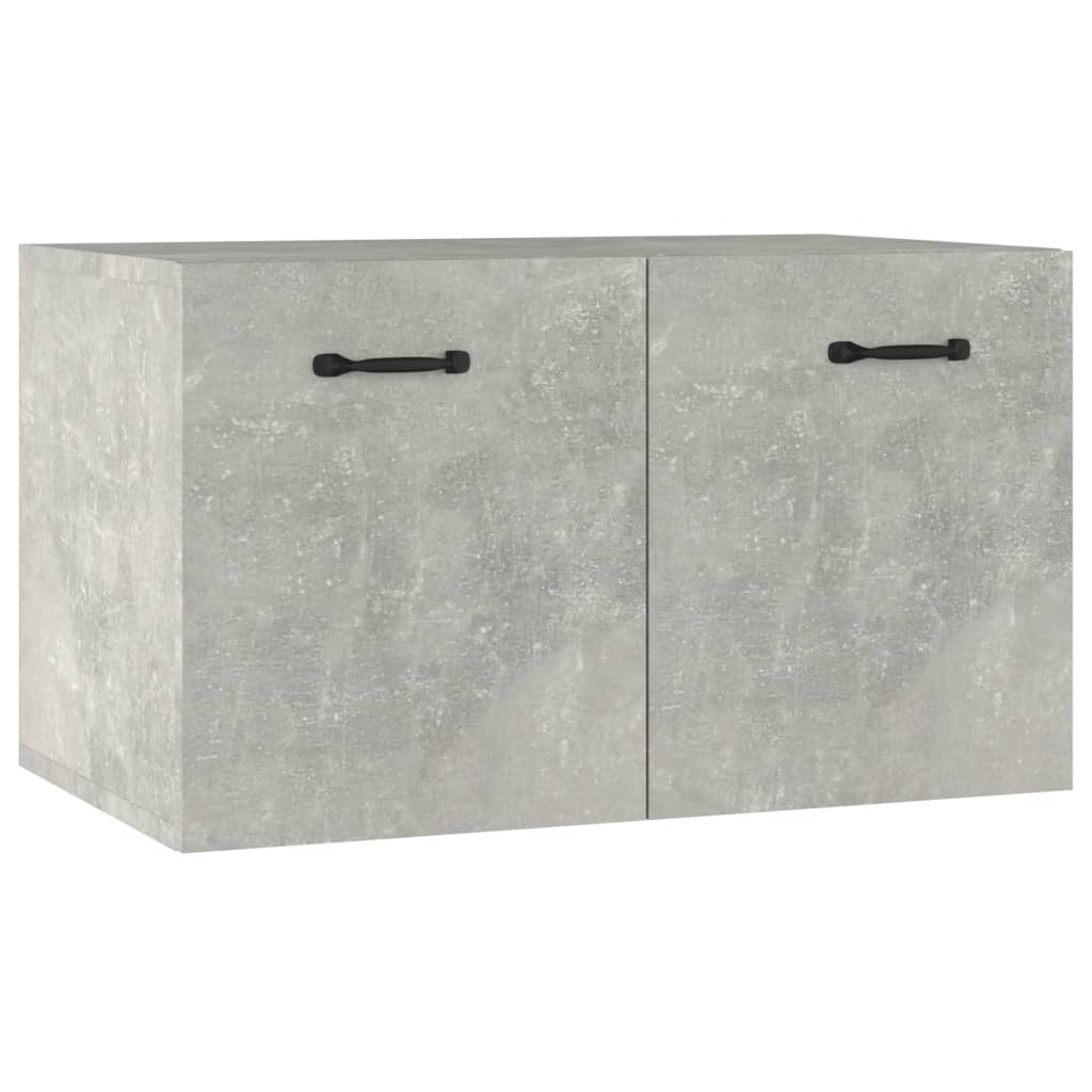Veggskap betonggrå 60x36,5x35 cm konstruert tre