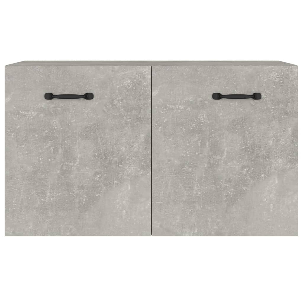 Veggskap betonggrå 60x36,5x35 cm konstruert tre