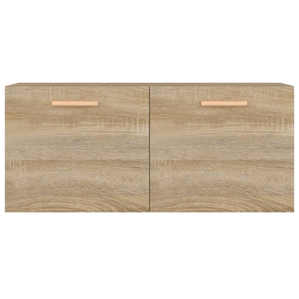 Veggskap sonoma eik 80x35x36,5 cm konstruert tre