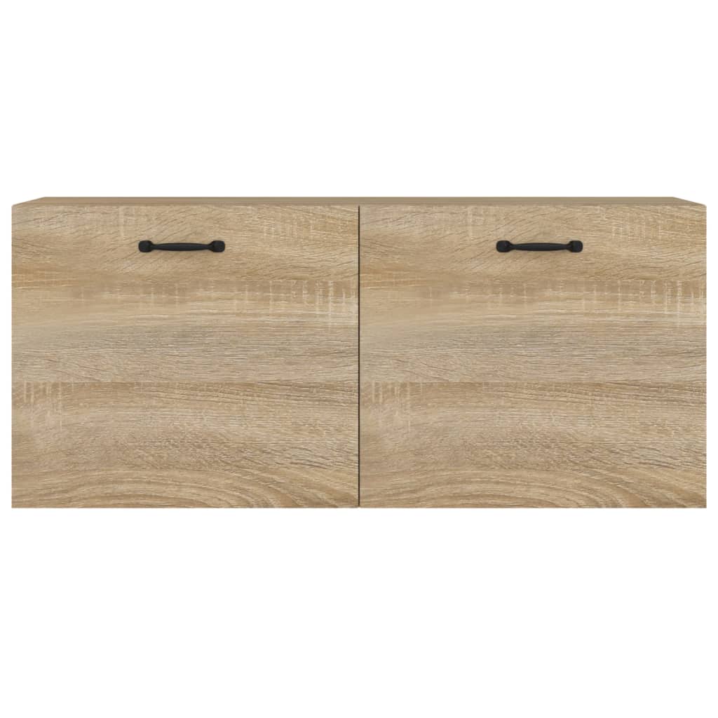 Veggskap sonoma eik 80x36,5x35 cm konstruert tre