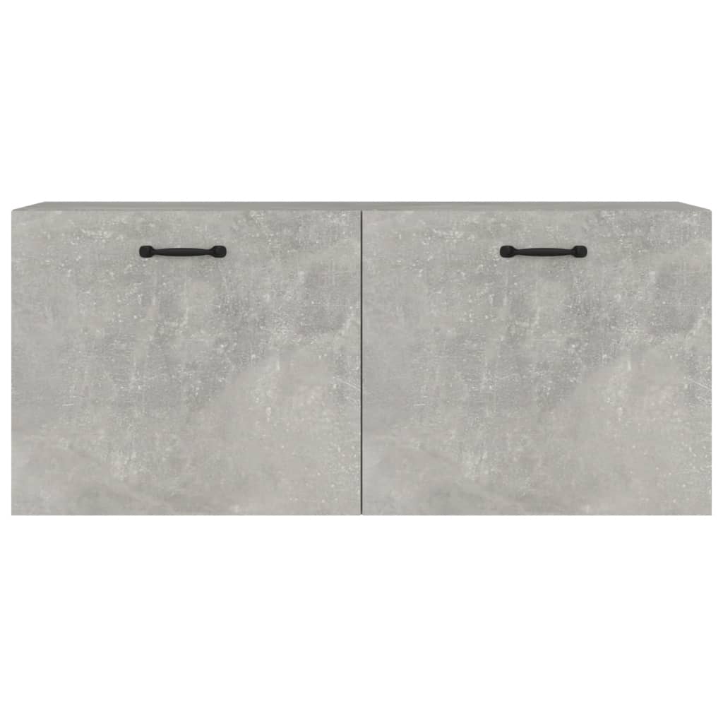 Veggskap betonggrå 80x36,5x35 cm konstruert tre vidaXL