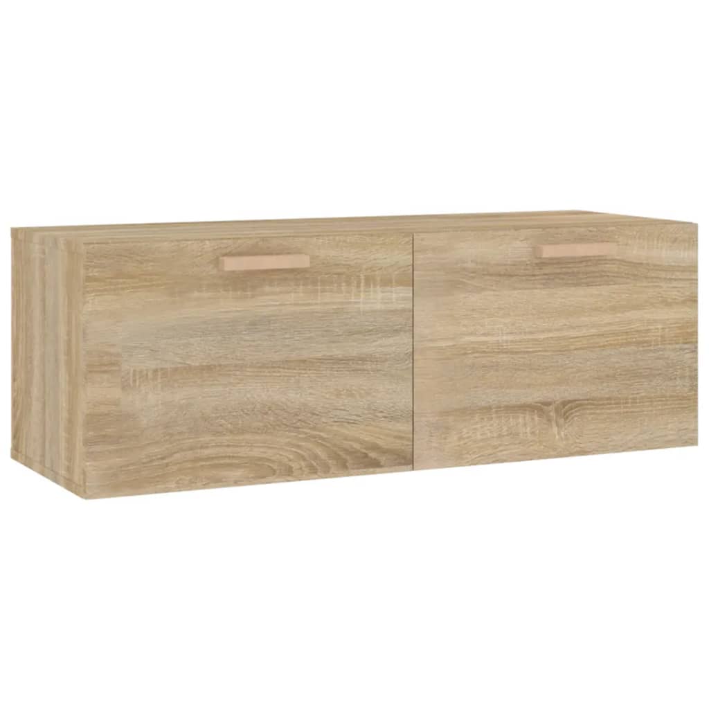 Veggskap sonoma eik 100x36,5x35 cm konstruert tre