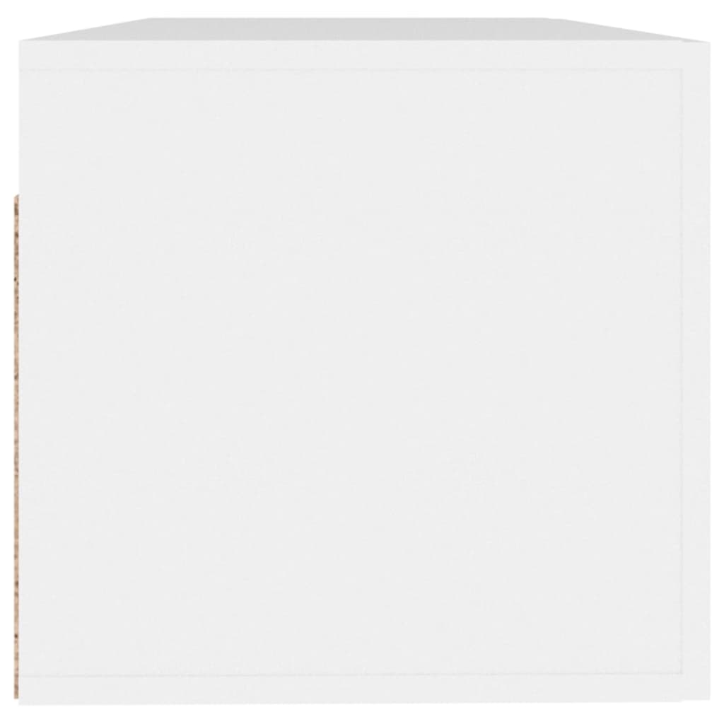 Veggskap hvit 100x36,5x35 cm konstruert tre vidaXL