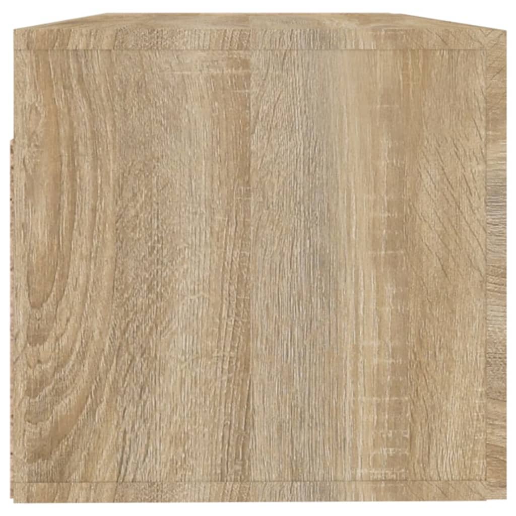 Veggskap sonoma eik 100x36,5x35 cm konstruert tre vidaXL