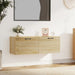 Veggskap sonoma eik 100x36,5x35 cm konstruert tre vidaXL
