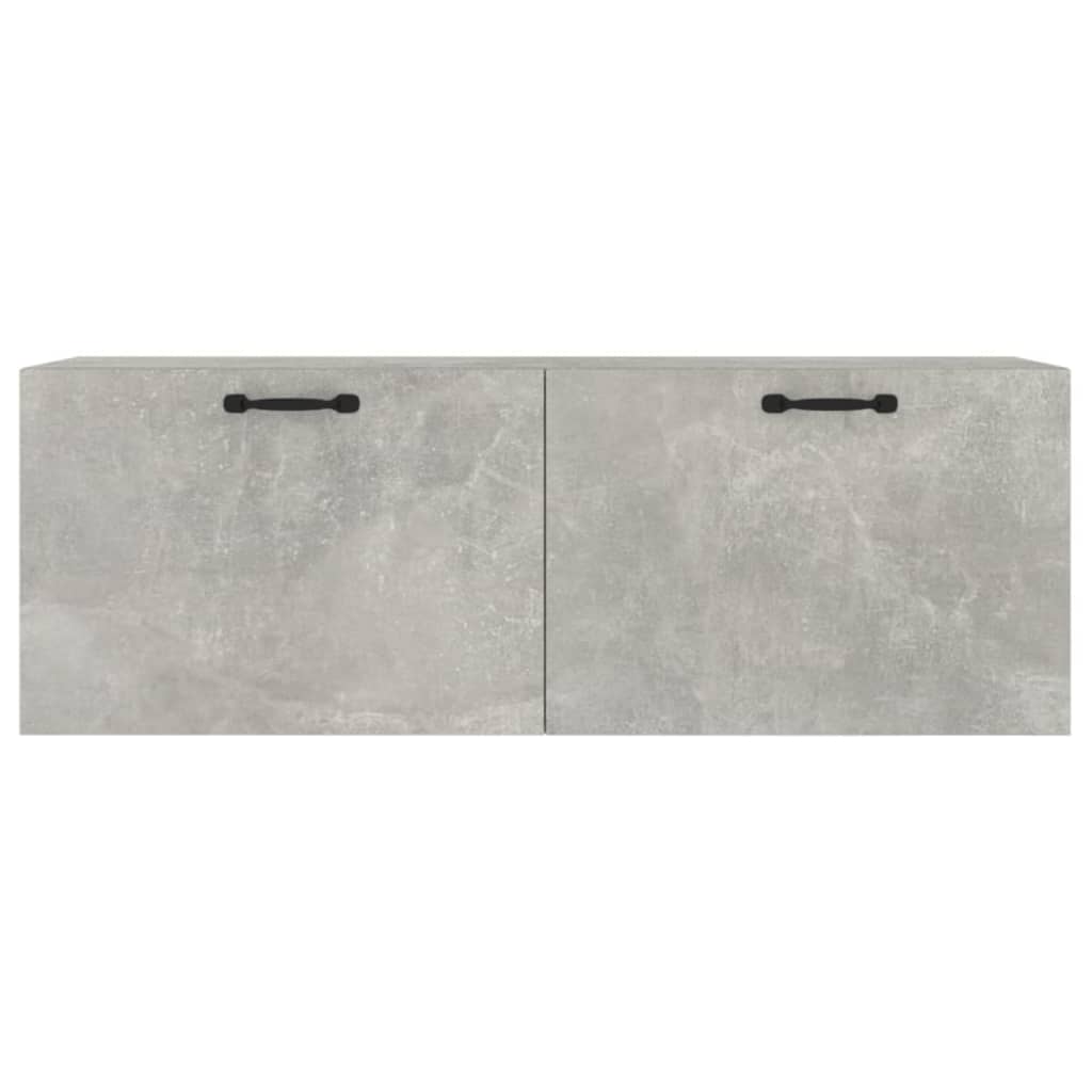 Veggskap betonggrå 100x36,5x35 cm konstruert tre vidaXL