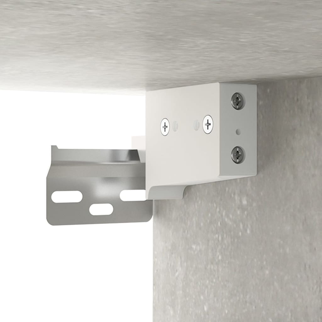Veggskap betonggrå 100x36,5x35 cm konstruert tre vidaXL
