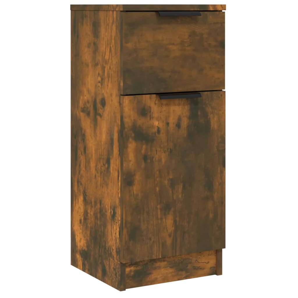 Skjenk røkt eik 30x30x70 cm konstruert tre