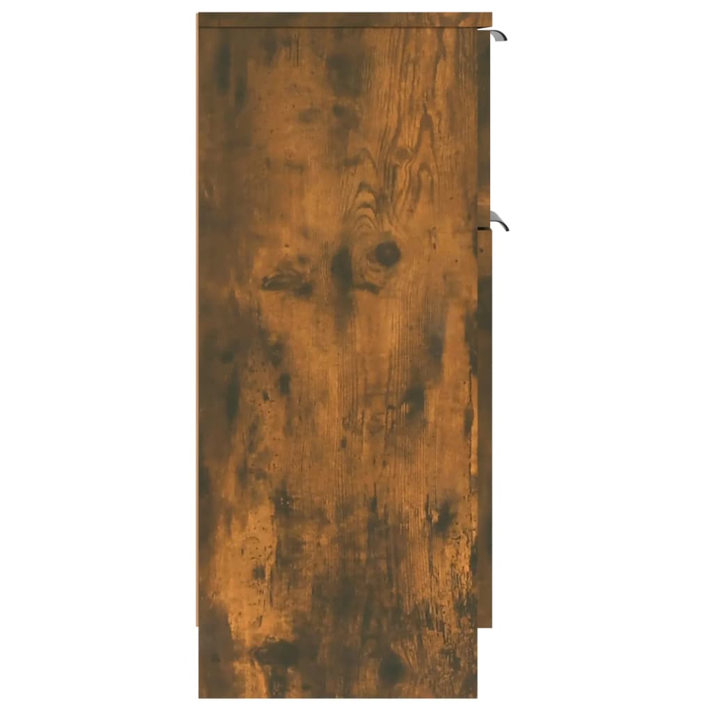 Skjenk røkt eik 30x30x70 cm konstruert tre