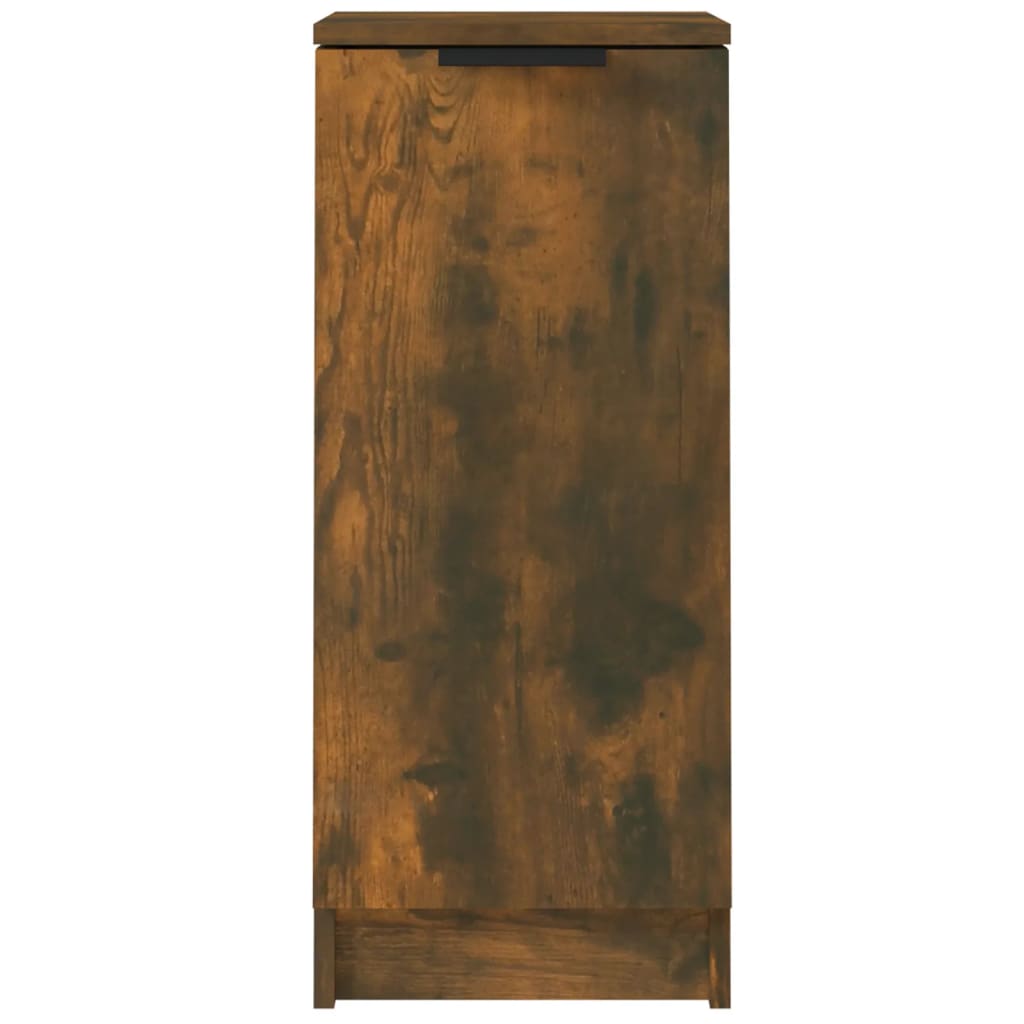 Skjenker 2 stk røkt eik 30x30x70 cm konstruert tre
