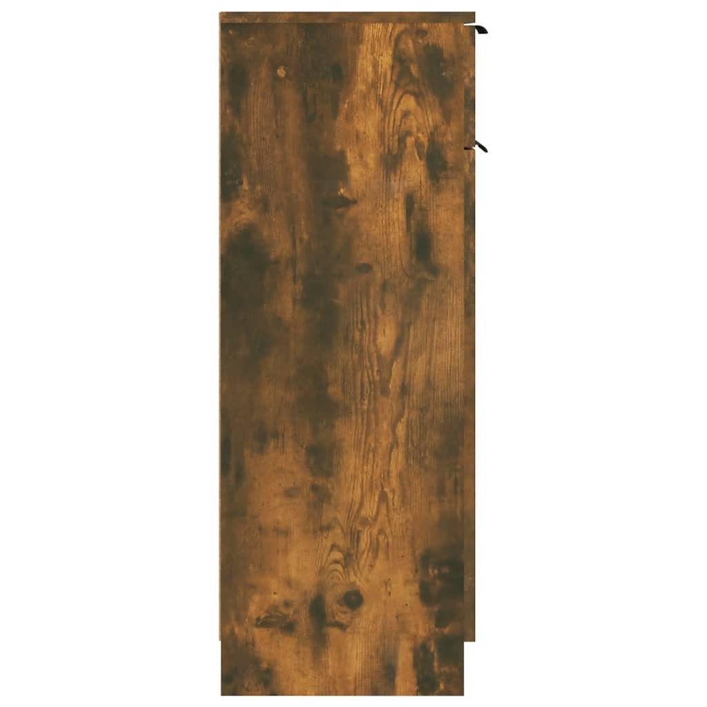 Baderomsskap røkt eik 32x34x90 cm konstruert tre