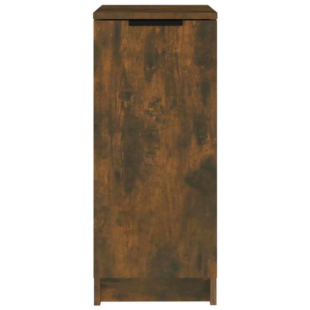 Skoskap røkt eik 30x35x70 cm konstruert tre