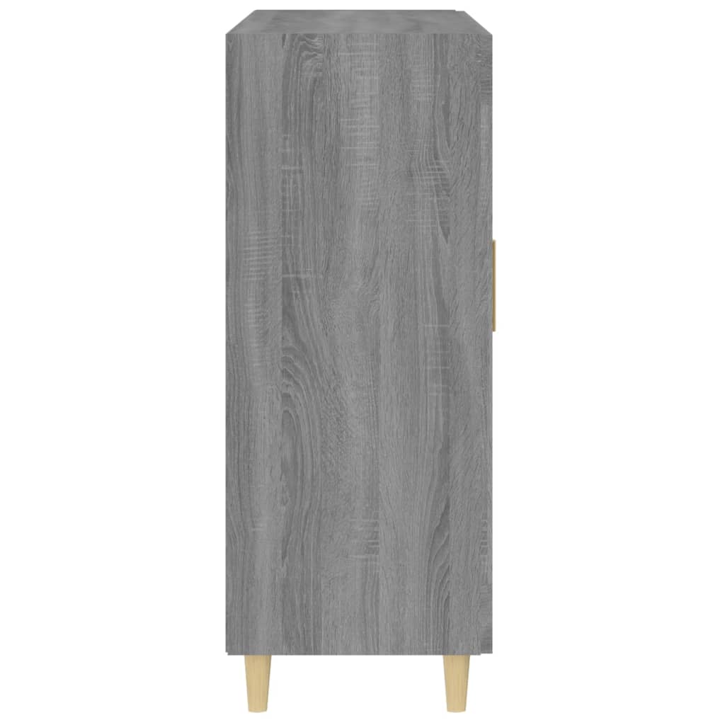 Skjenk grå sonoma 69,5x34x90 cm konstruert tre