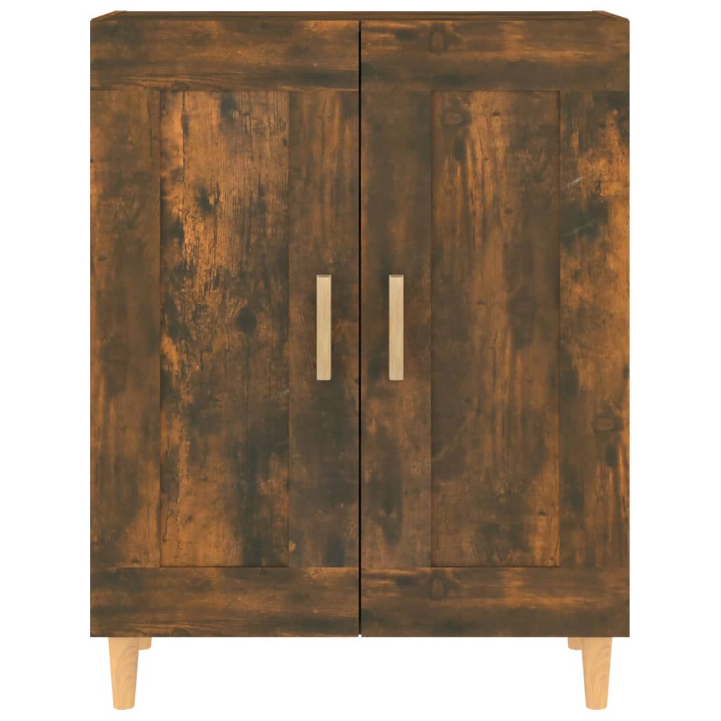 Skjenk røkt eik 69,5x34x90 cm konstruert tre vidaXL
