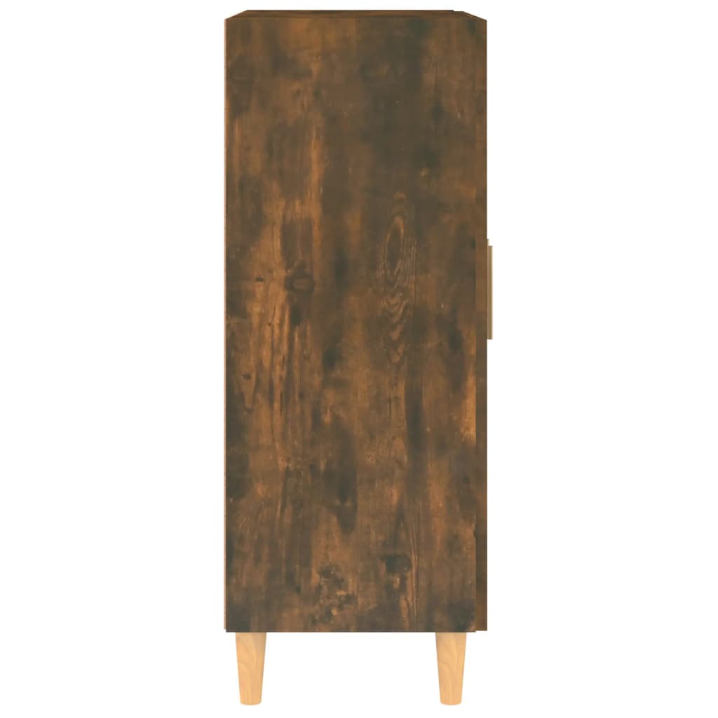 Skjenk røkt eik 69,5x34x90 cm konstruert tre vidaXL