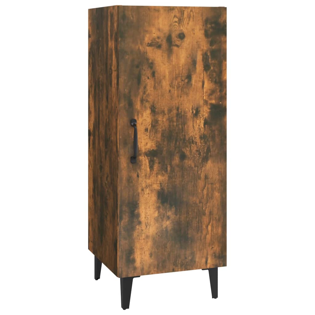 Skjenk røkt eik 34,5x34x90 cm konstruert tre
