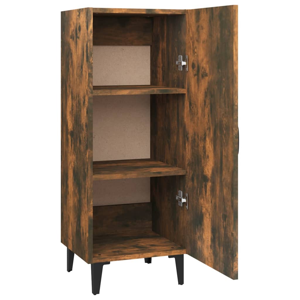 Skjenk røkt eik 34,5x34x90 cm konstruert tre