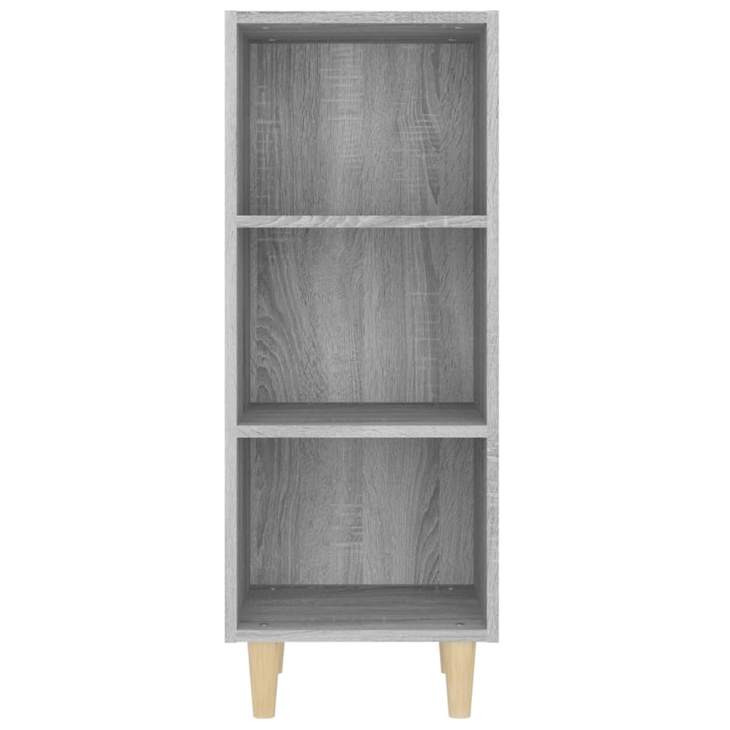 Skjenk grå sonoma 34,5x32,5x90 cm konstruert tre